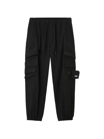 Musium Div. Drawstring-fastening Cargo Pants In Black