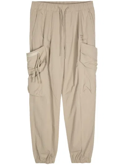 Musium Div. Elasticated-waist Track Pants In Brown
