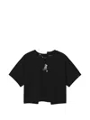 Musium Div. Embellished Open-back T-shirt In Black