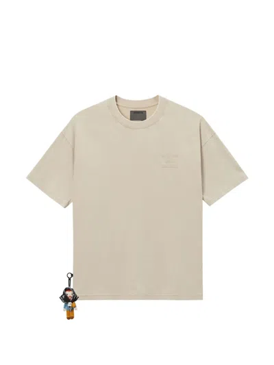 Musium Div. Embossed-logo T-shirt In Neutral