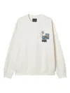 Musium Div. Embroidered Crew-neck Sweatshirt In Neutral