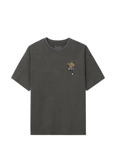 Musium Div. Embroidered Detail T-shirt In Brown