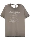 Musium Div. Embroidered T-shirt In Grau