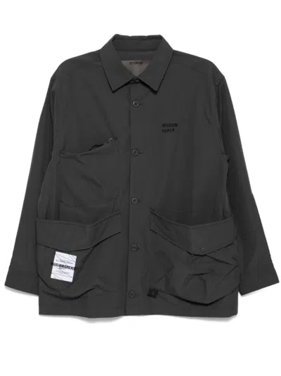 Musium Div. Flap Pockets Shirt In 灰色
