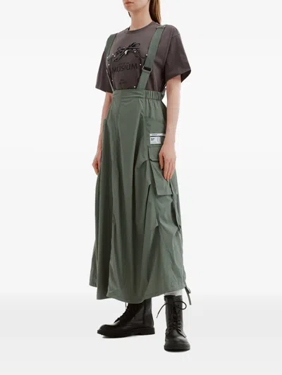 Musium Div. Flap-pocket Jumpsuit In Green