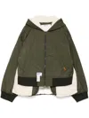 MUSIUM DIV. FLEECE PANELLED OVERSIZED JACKET