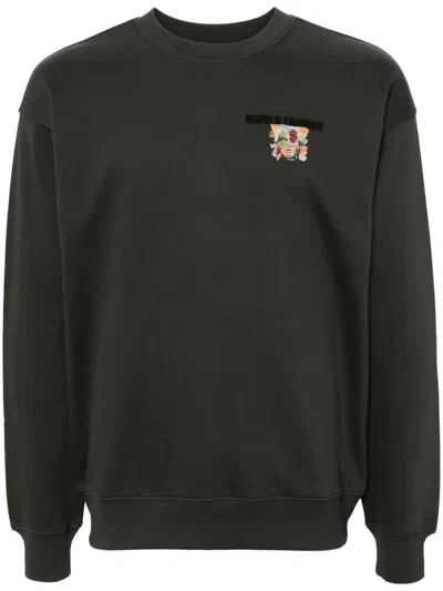 Musium Div. Graphic Patch Sweatshirt In Grau