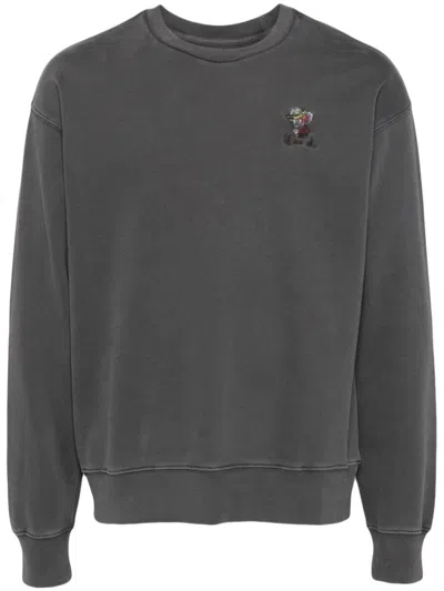 Musium Div. Graphic Patch Sweatshirt In Grey
