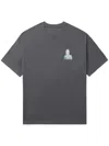 Musium Div. Graphic-print Cotton-blend T-shirt In Grey