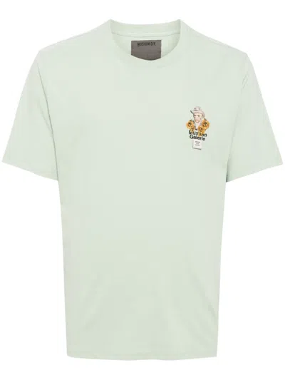 Musium Div. Graphic-print Cotton T-shirt In 绿色
