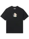 Musium Div. Graphic-print Cotton T-shirt In Black