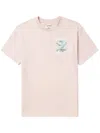 Musium Div. Graphic-print Cotton T-shirt In Rosa