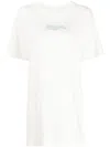 Musium Div. Graphic-print Long T-shirt In Weiss