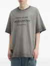 Musium Div. Graphic-print Oversized T-shirt In Grey