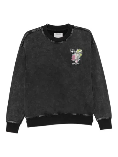 Musium Div. Graphic-print Sweatshirt In Black