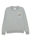 Musium Div. Graphic-print Sweatshirt In Green