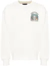 Musium Div. Graphic-print Sweatshirt In Weiss