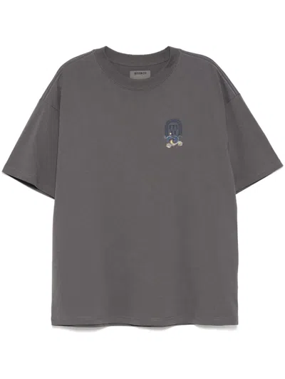 Musium Div. Graphic-print T-shirt In Grey
