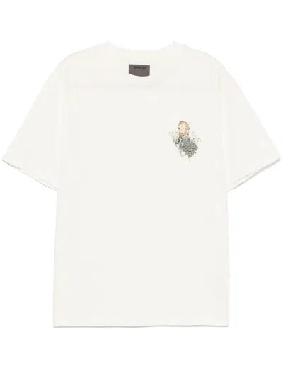 Musium Div. Graphic-print T-shirt In Neutrals