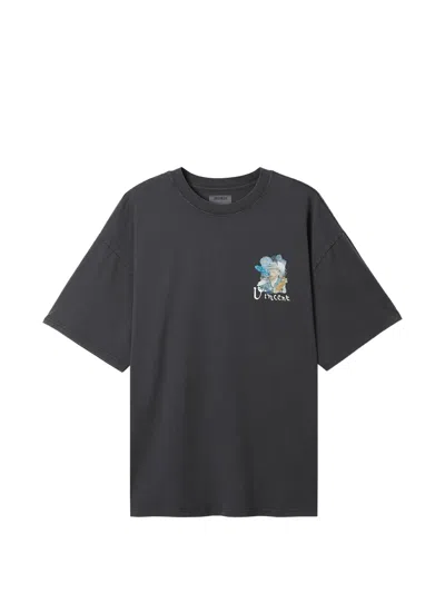 Musium Div. Graphic Print T-shirt In Gray