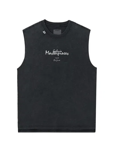 Musium Div. Graphic-print Sleeveless T-shirt In Gray