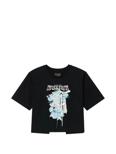 Musium Div. Graphic-print T-shirt In Black
