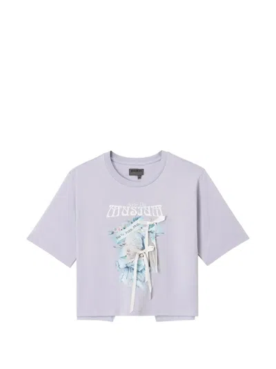 Musium Div. Graphic-print T-shirt In Purple