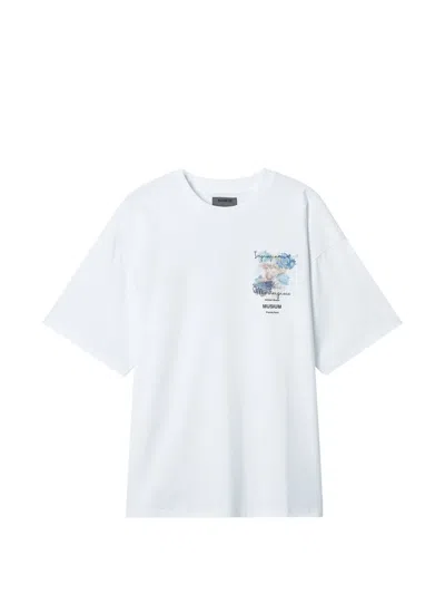 Musium Div. Graphic-print T-shirt In White