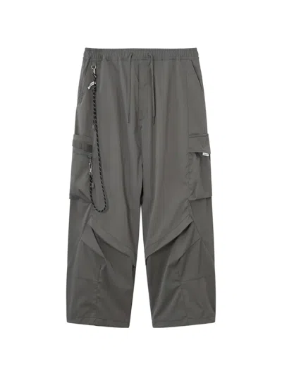 Musium Div. Grey Cargo Pants In Gray