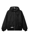 Musium Div. Hooded Zip Jacket In Black