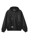 Musium Div. Hooded Zip Jacket In Black