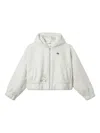 Musium Div. Hooded Zip Jacket In White