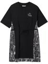 Musium Div. Layered Mini Dress In Black