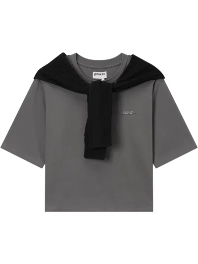 Musium Div. Layered T-shirt In Grey