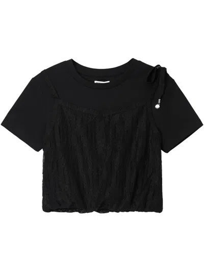 Musium Div. Layered Top In Black