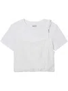 Musium Div. Layered Top In White