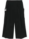 Musium Div. Logo-appliqué Palazzo Pants In Black