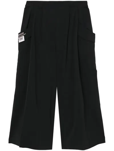 Musium Div. Logo-appliqué Palazzo Pants In Black