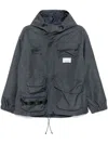 Musium Div. Logo-embroidered Military Jacket In 蓝色