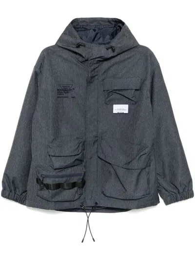 MUSIUM DIV. LOGO-EMBROIDERED MILITARY JACKET