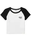 Musium Div. Logo-embroidered Ribbed T-shirt In 白色