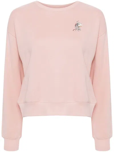 Musium Div. Logo-embroidered Jumper In Rosa