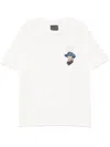 Musium Div. Logo-embroidered T-shirt In Neutrals
