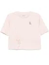 Musium Div. Logo-embroidered T-shirt In Pink