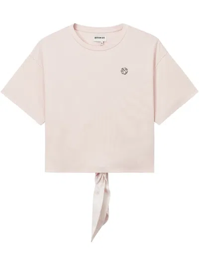 Musium Div. Logo-embroidered T-shirt In Pink