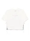 Musium Div. Logo-embroidered T-shirt In White