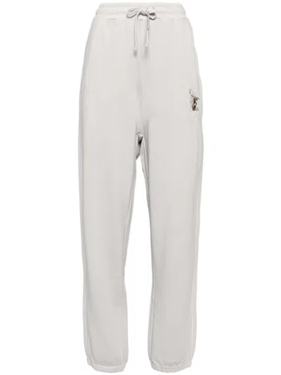 Musium Div. Logo Embroidered Track Pants In Grey