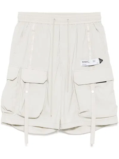 Musium Div. Logo-patch Cargo Shorts In Nude