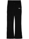 Musium Div. Logo-patch Drawstring Pants In Black