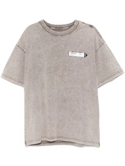 Musium Div. Logo-patch T-shirt In Grau